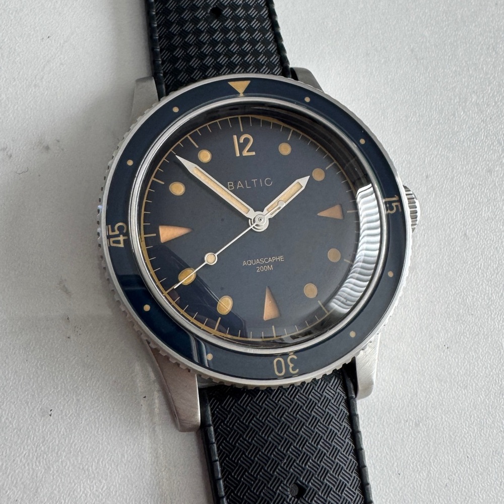 Baltic Aquascaphe Automatic Blue Dial Men's Watch - Picture 5 of 12